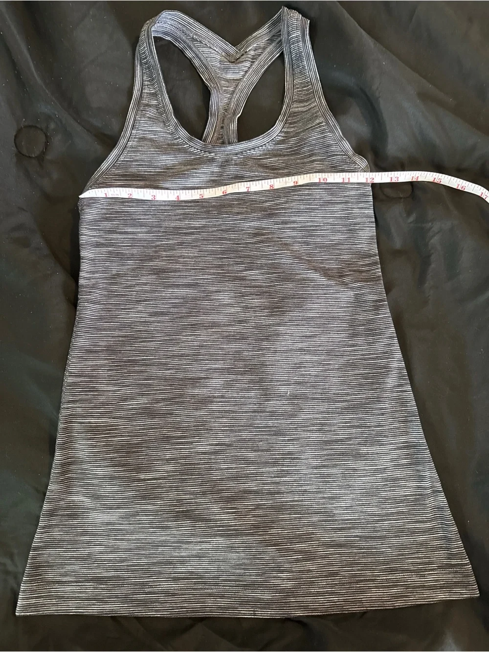 lululemon athletica Heathered Gray Racerback Tank
